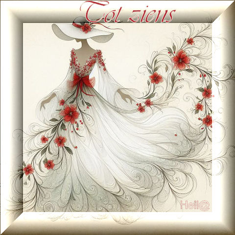 Set-Lady in wit-tot…